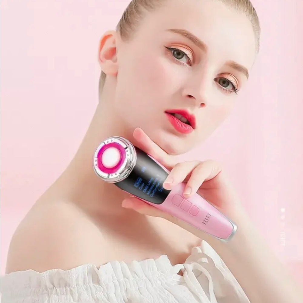 Dual EMS LED facial device